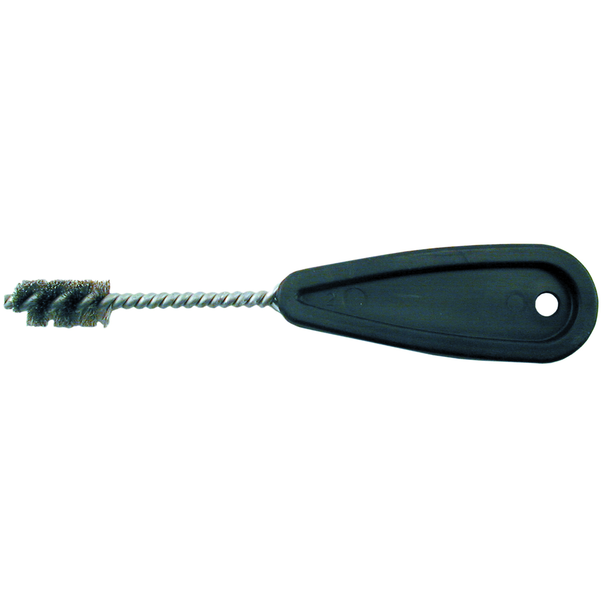 K-T Industries Plastic Handle Tube Brush — 1/2in., Carbon Steel Wire, Model# 5-2255